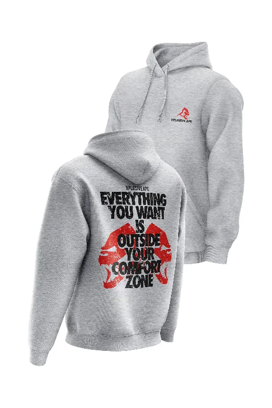 Effortless Style XAPE Zoned Hoodie - Sports Grey