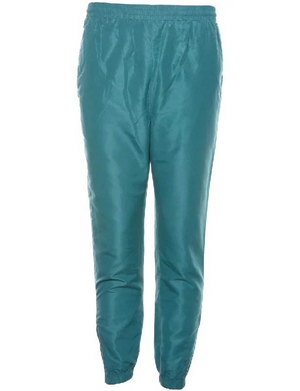 Statement Shoes Teal Track Pants - W26 L27