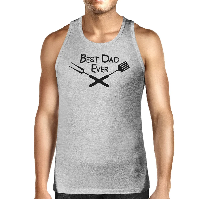 Casual Boots Best Bbq Dad Mens Grey Funny Design Graphic Tanks Unique Dad Gifts