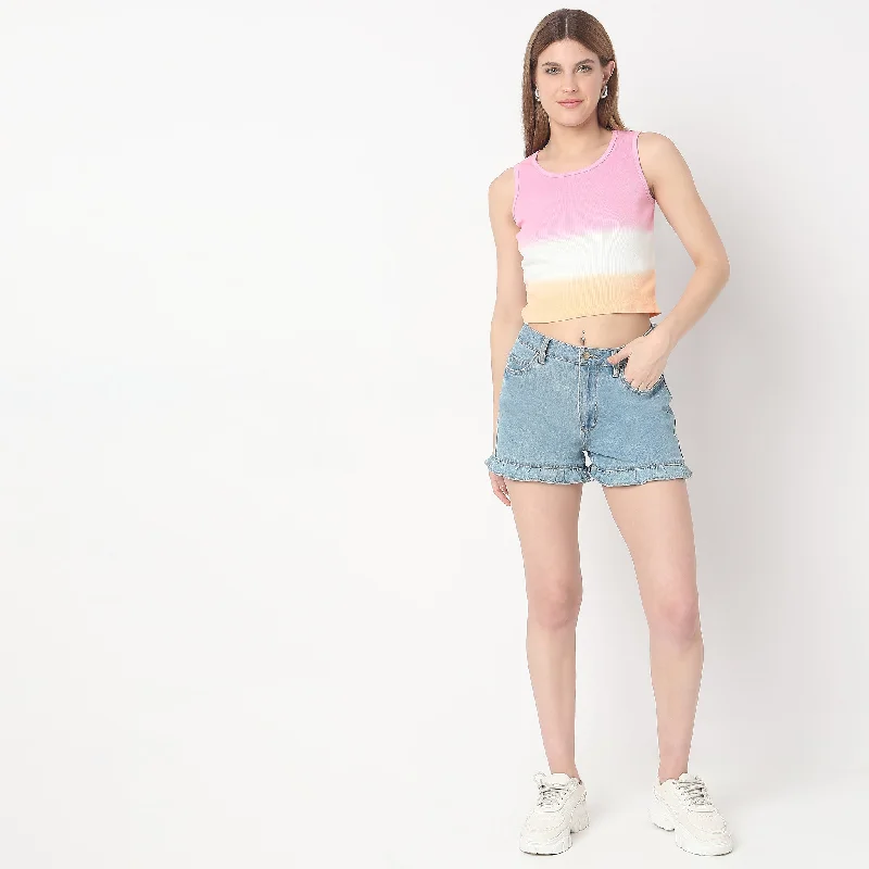 Simple Matching Relaxed Fit Tie - Dye T-Shirt