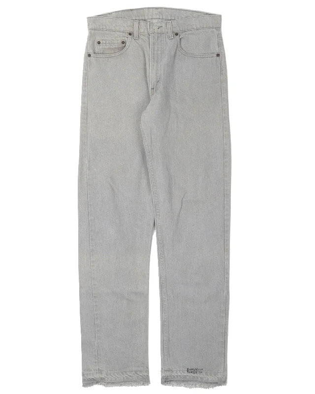 Stylish Comfort Released Hem Levi's 505 Jeans