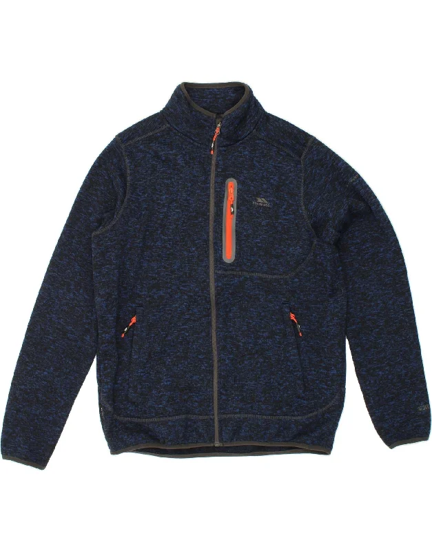 Tailored Comfort TRESPASS Mens Tracksuit Top Jacket Large Navy Blue Flecked