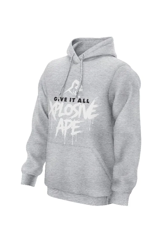 Outdoor Clothing XAPE Drip Power Hoodie - Sports Grey