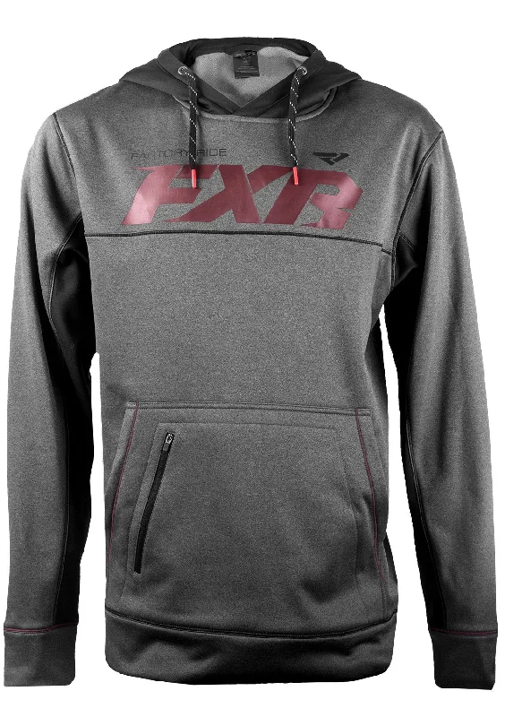 Grey Heather/Maroon