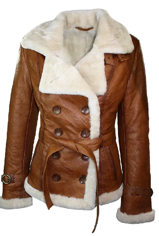 Sweet Breath Sheepskin Toscana Jacket Military Blazer