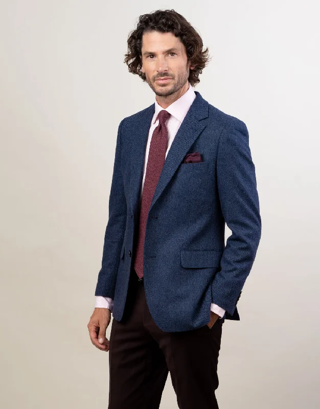Designer Gloves Hawker Blue Micro-design Blazer