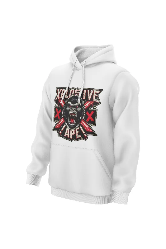 Street Hoodies XAPE Explicit Hoodie - White