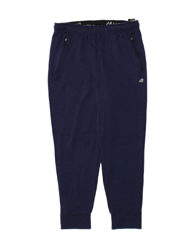 Street Hoodies EDDIE BAUER Mens Tracksuit Trousers Joggers Medium  Navy Blue Polyester