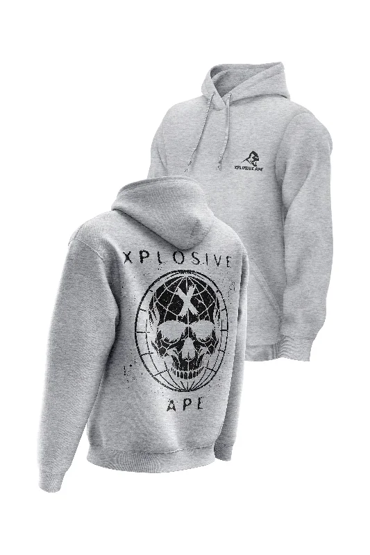 Active Wear XAPE Global Hoodie - Sports Grey