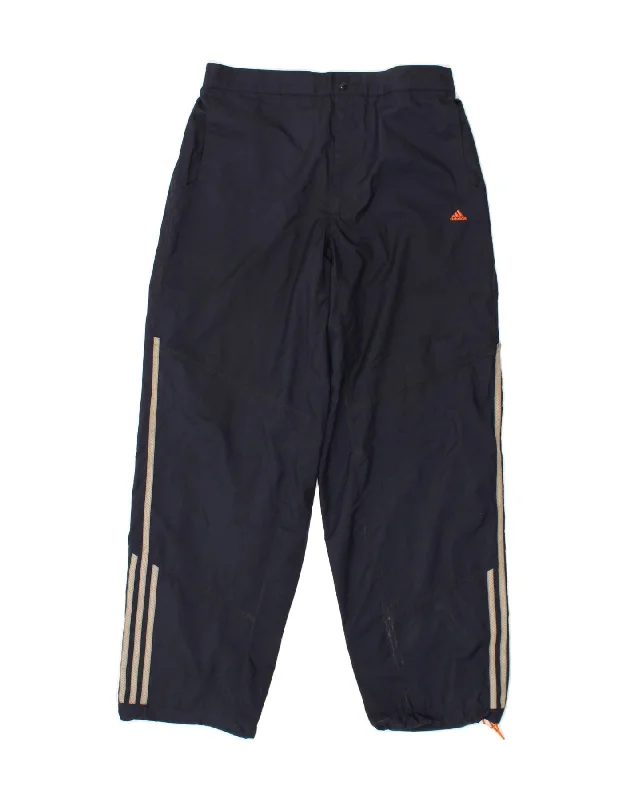 Versatile Style ADIDAS Mens Tracksuit Trousers Medium Navy Blue