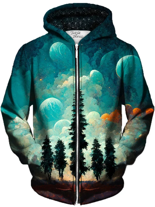 Must-have For Autumn And Winter Composed Spring Unisex Zip-Up Hoodie