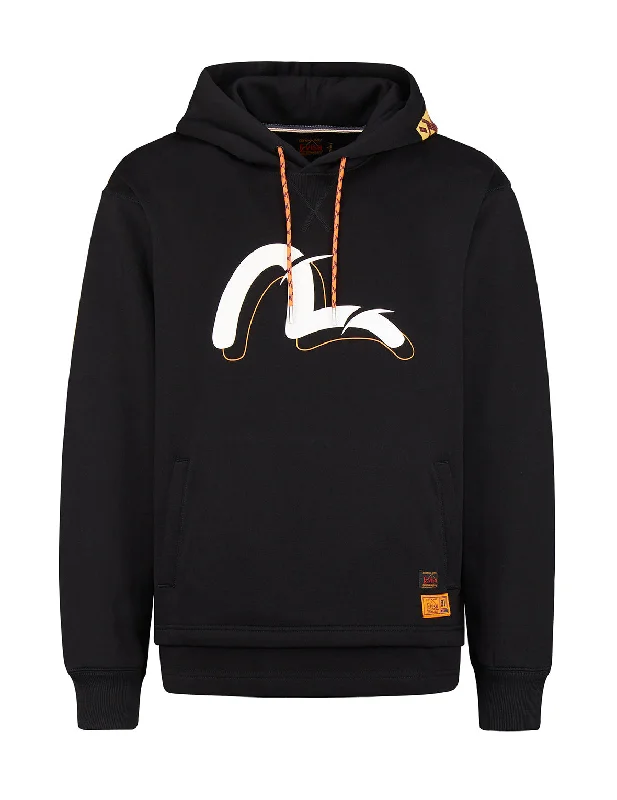 Designer Gloves Seagull Print Hoodie