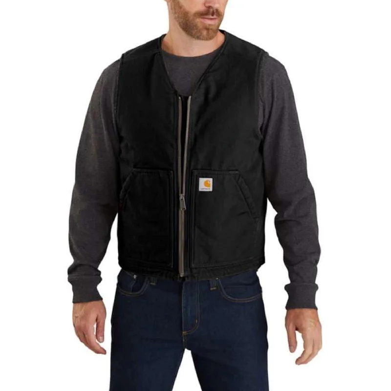 Minimalist Style Carhartt Men's Washed Duck Sherpa Lined Vest