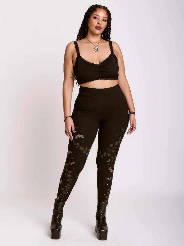 High Street Fashion Creeping Ivy Legging