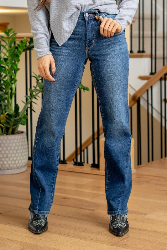 Simple Design Dusklight Dreamer Mid Rise Straight Leg Regular & Plus Sizes