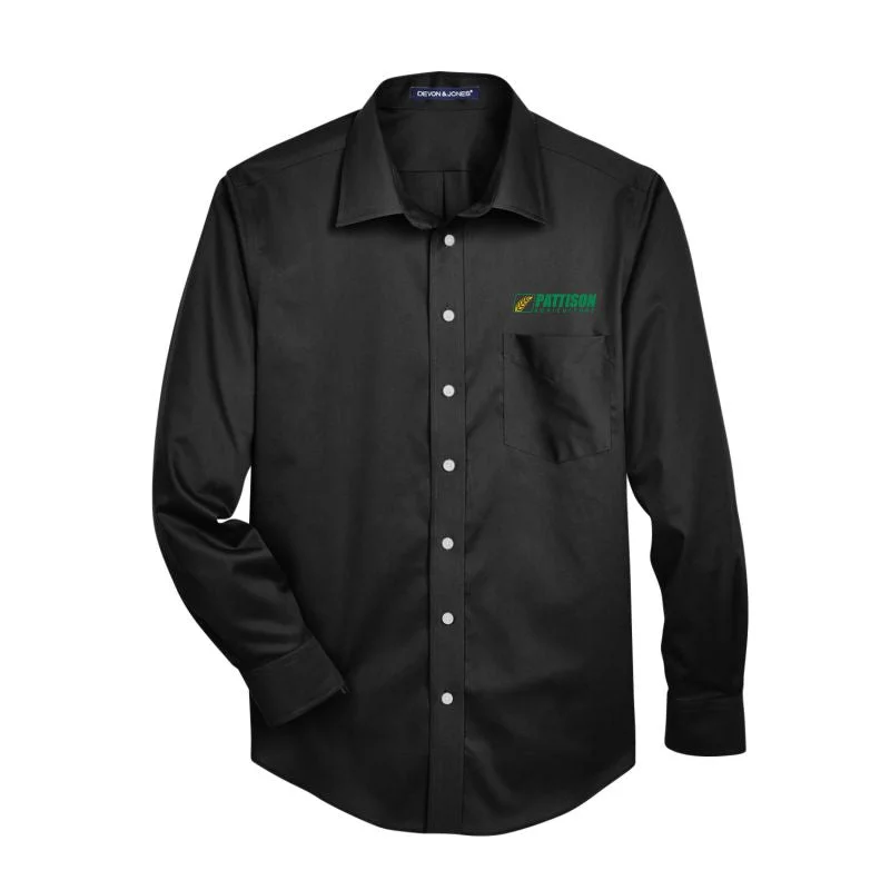 Casual Boots Men's Tall Devon & Jones CrownLux Solid Stretch Twill Shirt