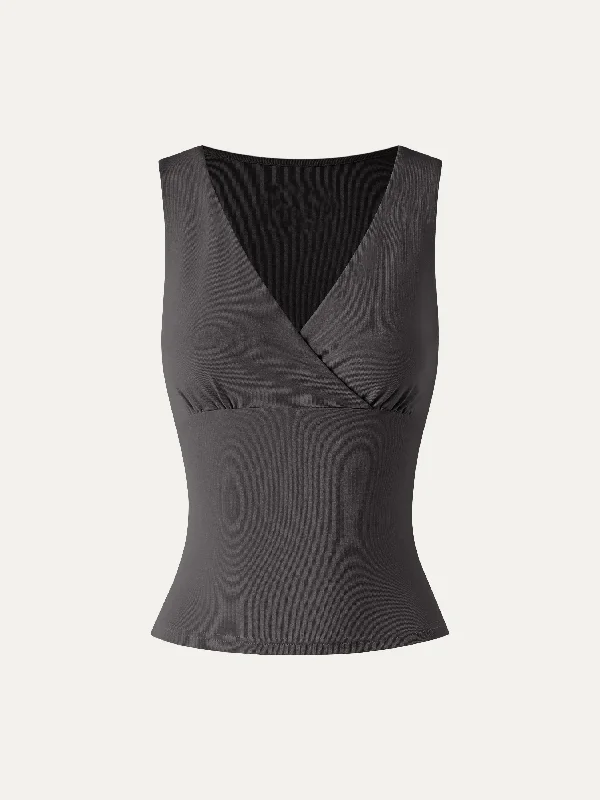 Youthful Vitality Surplice Tank