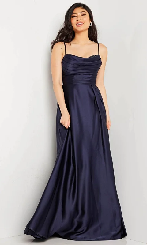 High Street Series JVN by Jovani JVN24333 - Sleeveless Pleated Detail Prom Dress