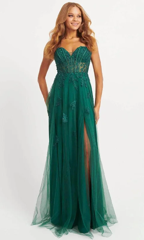 Fresh And Elegant Faviana 11057 - Tulle A-Line Prom Gown