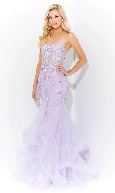 Fresh And Fashionable Jasz Couture 7566 - Floral Corset Prom Dress