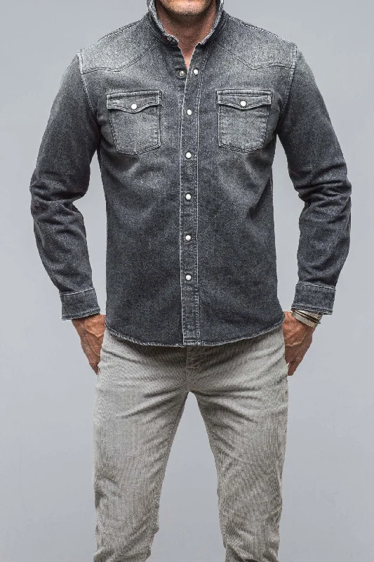 Classic Jackets Cashis Jean Snap Shirt In Black