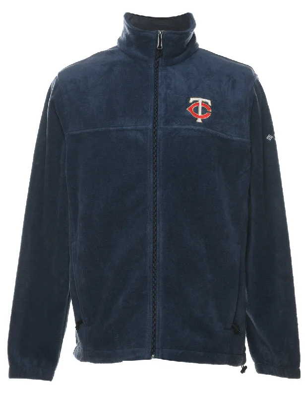 Designer Footwear Columbia Navy  Embroidered Fleece - M