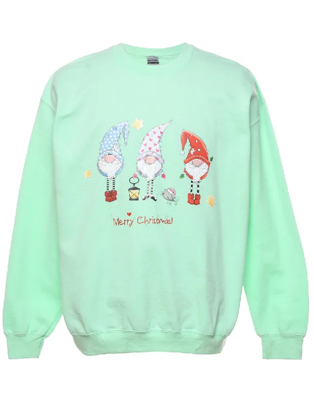 Casual Trends Santa Claus Christmas Sweatshirt - L
